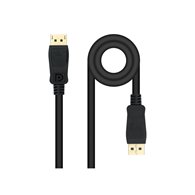 Nanocable cable displayport 1.4, dp/m - dp/m, negro, 2 m