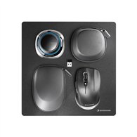 3dconnexion spacemouse wireless kit 2 ratón universal mano derecha rf wireless + bluetooth + usb type-a óptico
