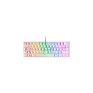 Mars gaming mk60 teclado juego usb qwerty italiano blanco