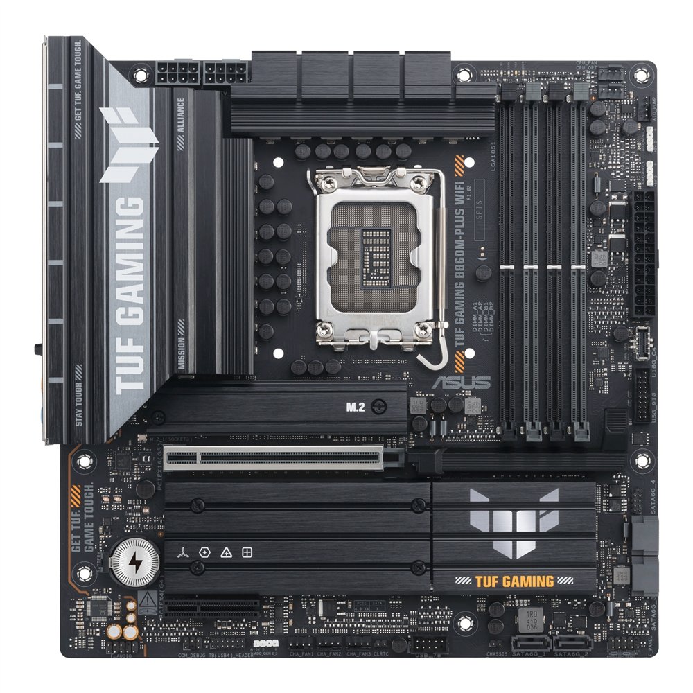 Asus tuf gaming b860m-plus wifi intel b860 lga 1851 (socket v1) micro atx