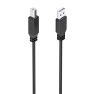 Aisens cable usb 2.0 con amplificador, tipo a/m-b/m, negro, 15m