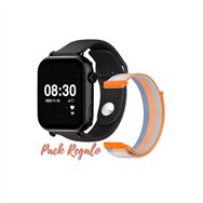 Pack smartwatch savefamily reloj gps savewatch plus negro * correa de regalo