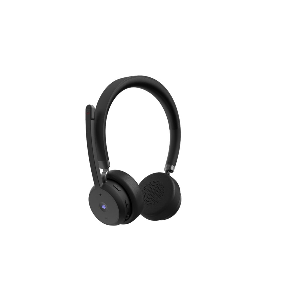 Lenovo wireless voip headset auriculares inalã¡mbrico diadema oficina/centro de llamadas bluetooth negro