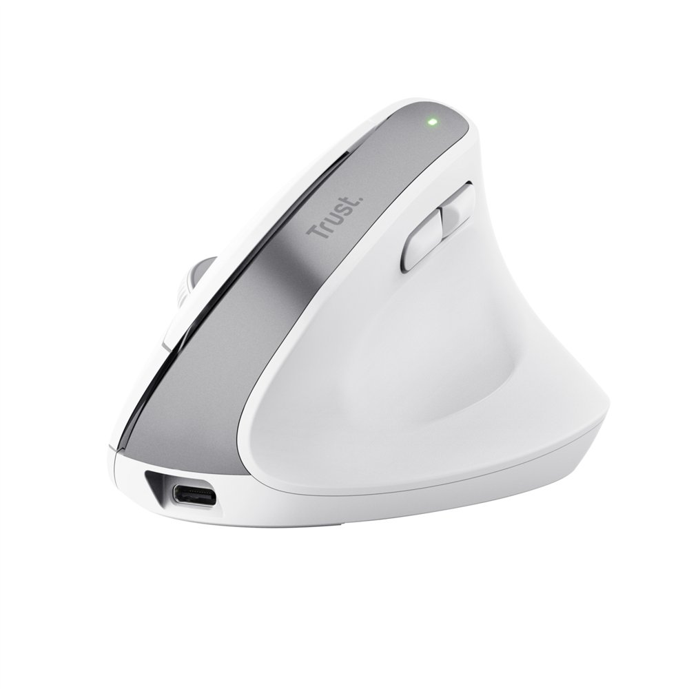trust bayo+ ratón oficina mano derecha rf wireless + bluetooth óptico 2400 dpi