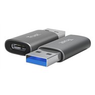 Trust calyx usb type-c usb tipo a gris