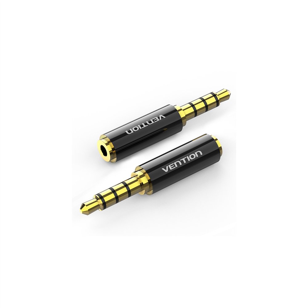Vention adaptador jack bfbb0/ jack 35 macho - jack 25 hembra/ negro