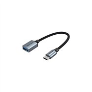 Vention conversor ccxhb/ usb tipo-c macho - usb hembra/ 15cm