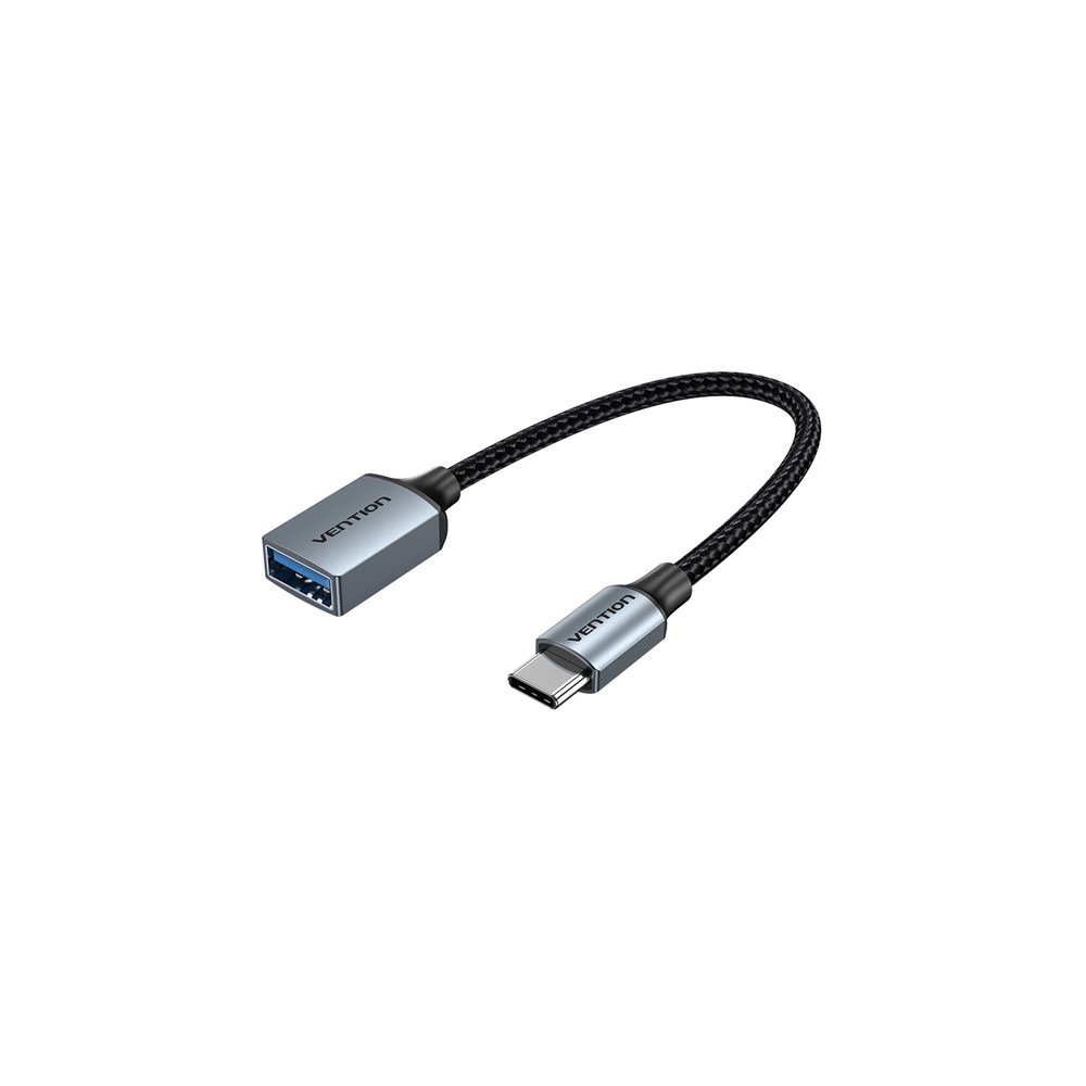 Vention conversor ccxhb/ usb tipo-c macho - usb hembra/ 15cm