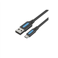 vention cable usb 2.0 3a colbf/ usb macho - microusb macho/ 1m/ negro