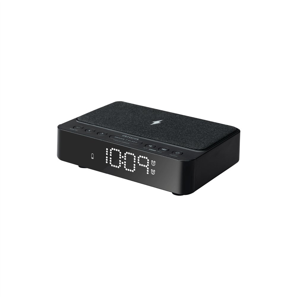 Aiwa cr-30bk despertador reloj despertador digital negro