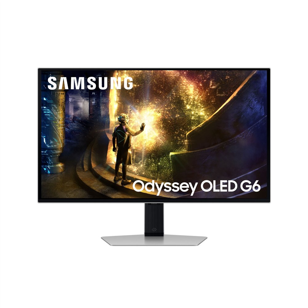 Samsung s27dg610su pantalla para pc 68,6 cm (27") 2560 x 1440 pixeles quad hd oled plata