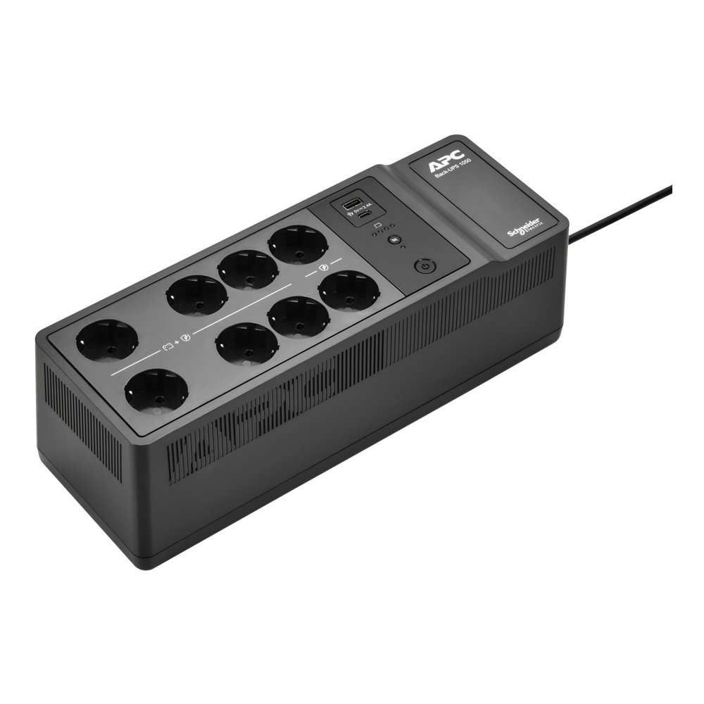 Apc be1050g2-gr sistema de alimentación ininterrumpida (ups) en espera (fuera de línea) o standby (offline) 1,05 kva 600 w