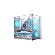 Hiditec chasis atx gaming sky white usb 3.1 type-c