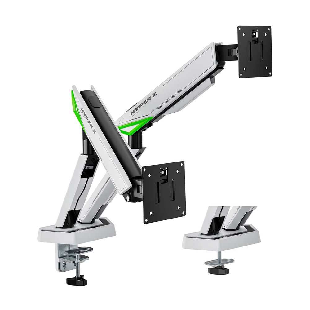 Aisens dt38tsr-345 soporte para monitor 96,5 cm (38") escritorio negro, blanco