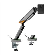 Aisens dt49tsrrgb-347 soporte para monitor 124,5 cm (49") escritorio negro, gris