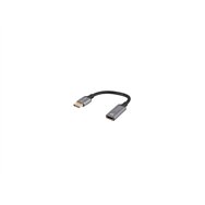 Lanberg ad-dp-hd-02 adaptador de cable de vídeo 0,2 m displayport hdmi plata