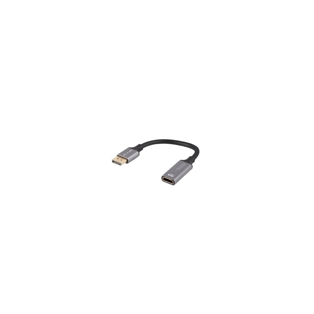 Lanberg ad-dp-hd-02 adaptador de cable de vídeo 0,2 m displayport hdmi plata