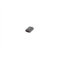 Lanberg ad-hdmi-02 cambiador de género para cable hdmi-a female 2.1 plata