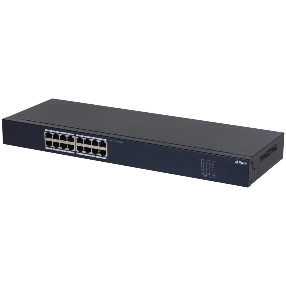 dahua technology sf1016 no administrado l2 fast ethernet (10/100) negro