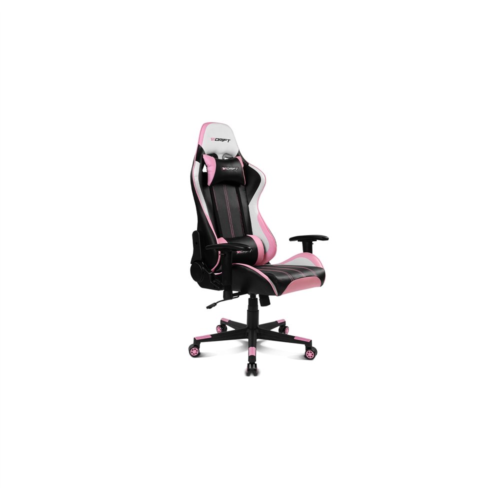 Drift dr175pink silla para videojuegos silla para videojuegos universal asiento acolchado rosa negro blanco