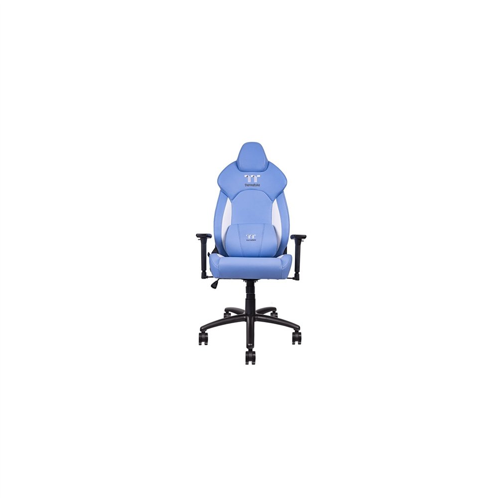 Thermaltake ggc-vco-lwlwds-01 silla para videojuegos butaca para jugar asiento acolchado azul, blanco