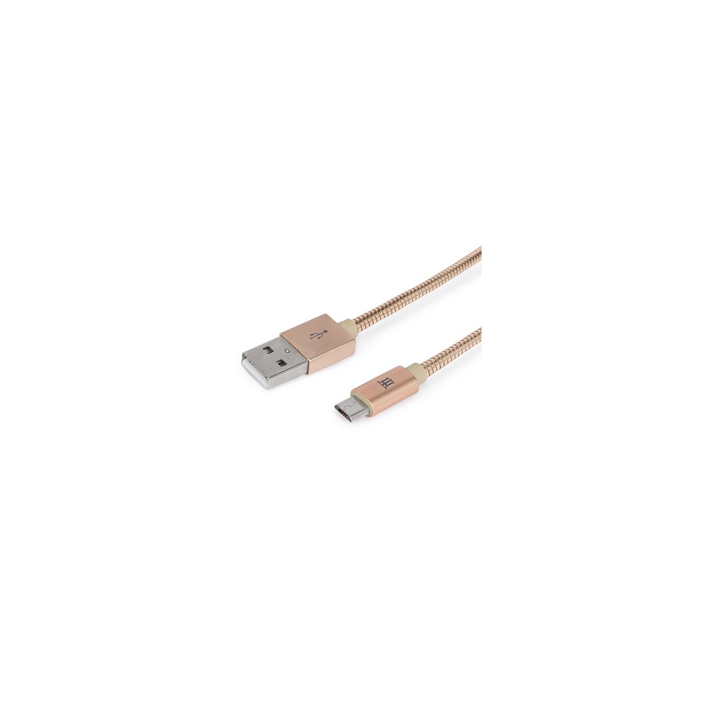 Maillon technologique premium mtpmumg241 cable usb usb 2.0 1 m usb a micro-usb b oro