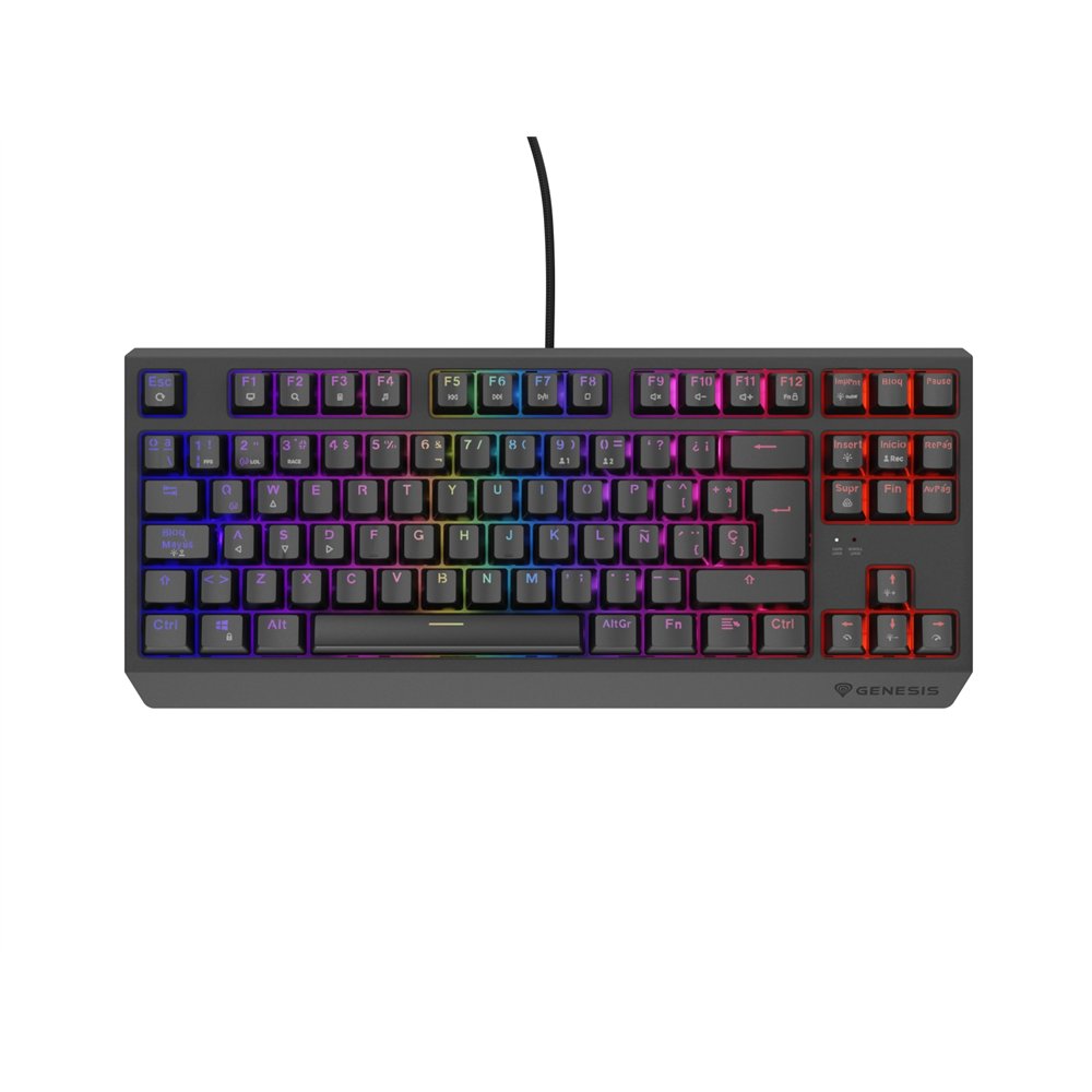 Genesis thor 230 tkl teclado juego usb qwerty español negro