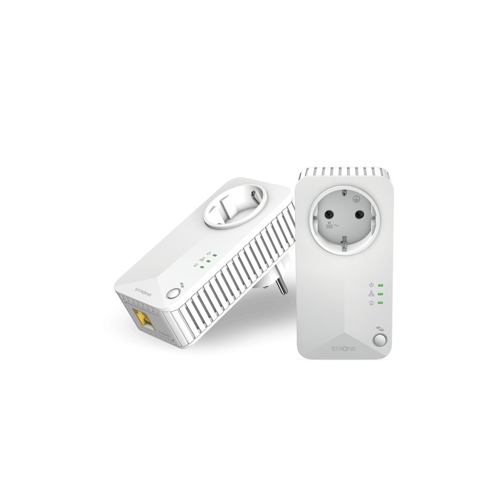 Strong powerline 600 duo 600 mbit/s ethernet blanco 2 pieza(s)