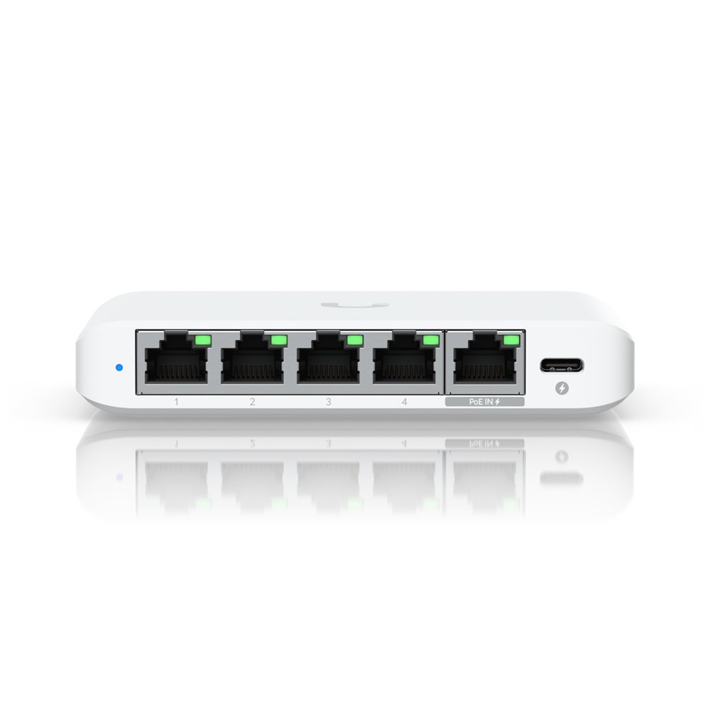 Ubiquiti unifi flex mini 25g gestionado 25g ethernet (100/1000/2500) energía sobre ethernet (poe) escritorio blanco