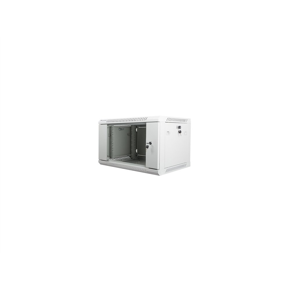 Lanberg wf01-6406-10s armario rack 6u bastidor de pared gris
