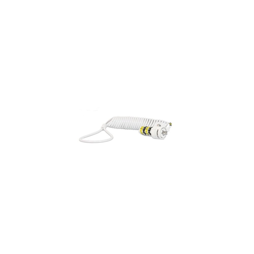 Mobilis 001234 cable antirrobo blanco 1,8 m