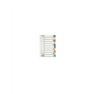 Esselte 11610 lengüeta de índice separador en blanco con pestaña cartón polipropileno (pp) multicolor