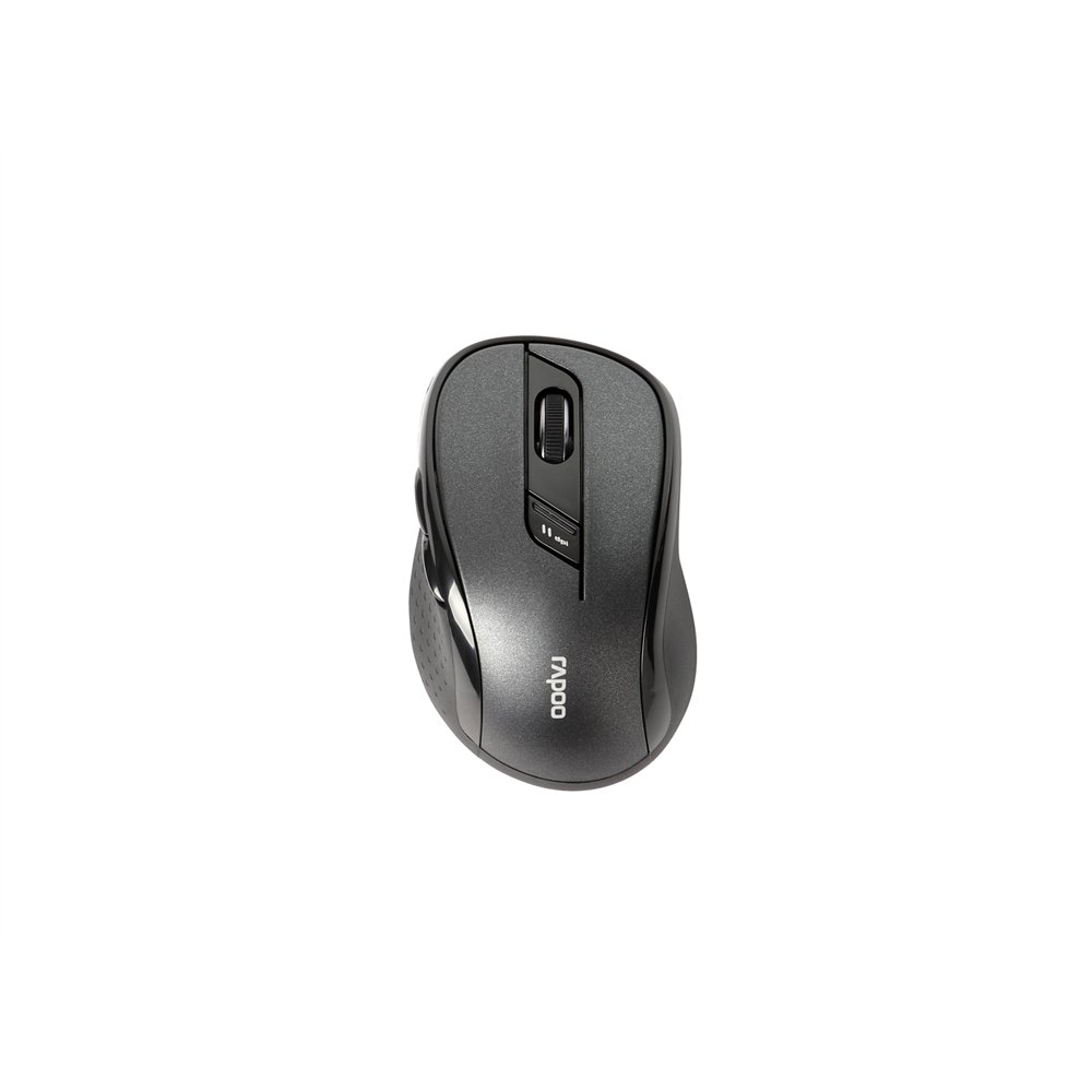 Rapoo m500 silent ratã³n oficina mano derecha rf wireless + bluetooth ãptico 1600 dpi