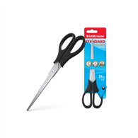 Erichkrause standard tijeras de oficina corte recto negro, acero inoxidable