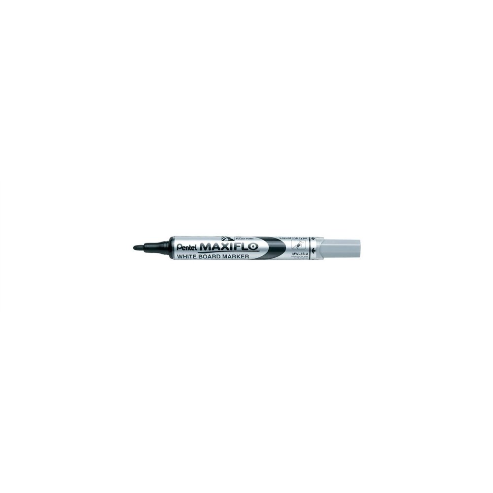 Pentel maxiflo marcador 12 pieza(s) punta redonda negro