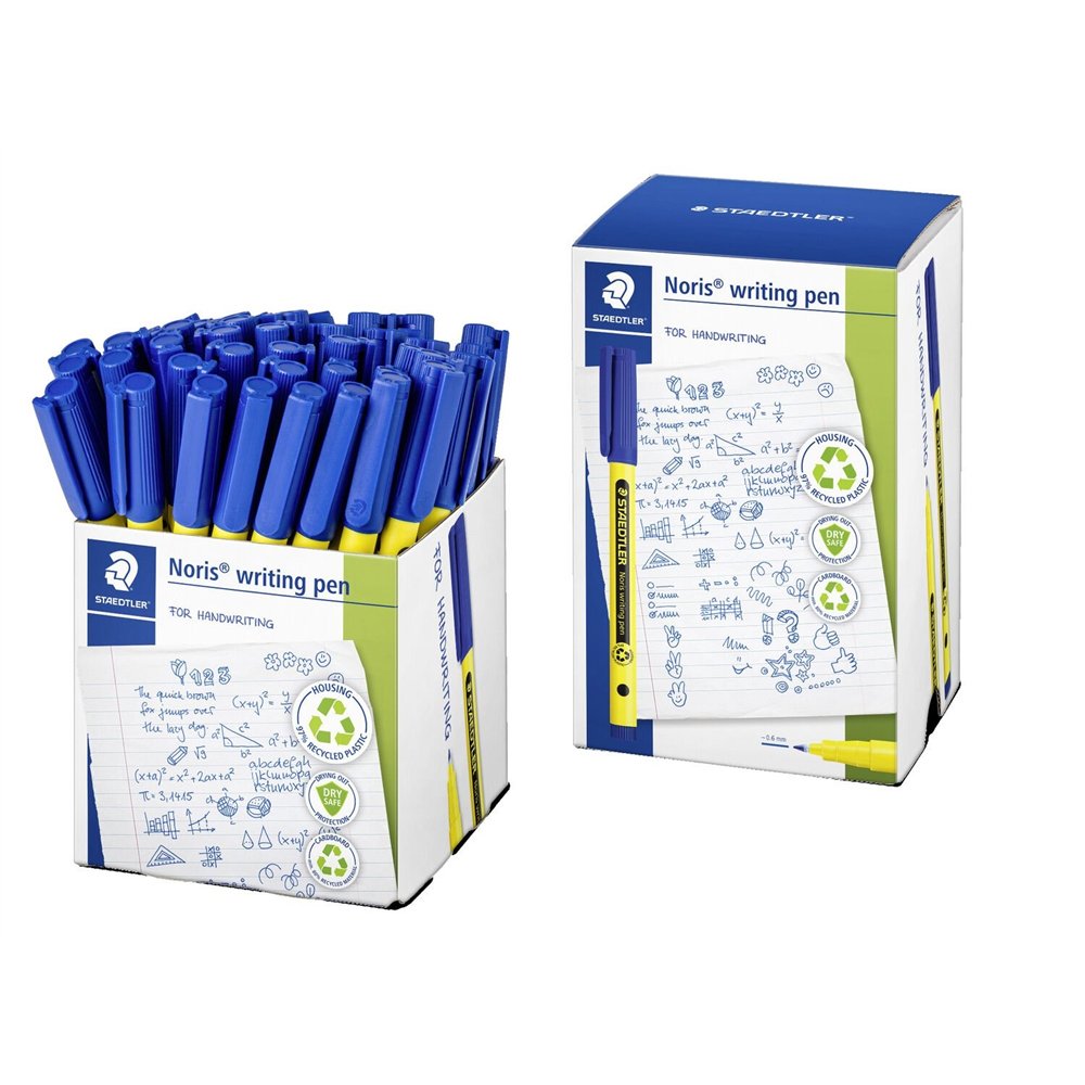 Staedtler noris rotulador de punta fina fino azul