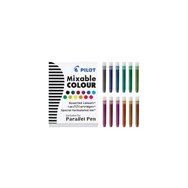 pilot parallel pen negro, azul, marrón, verde, verde claro, marina, naranja, rosa, púrpura, rojo, turquesa, amarillo 12 pieza(s)