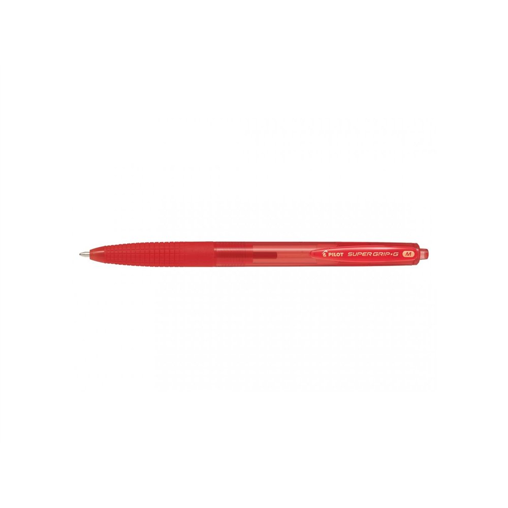 Pilot super grip g retractable rojo