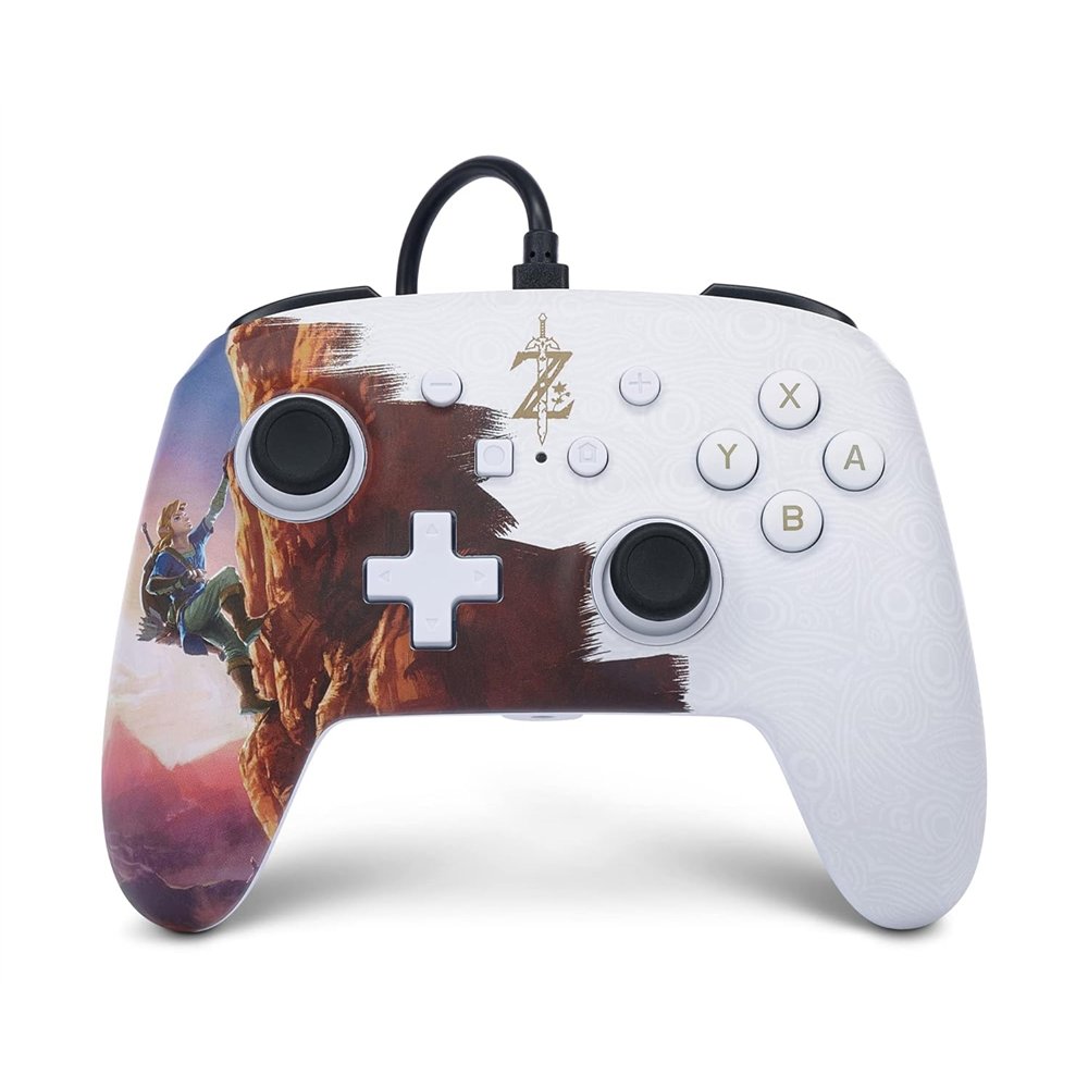 Powera nsgp0031-01 mando y volante negro, marrón, oro, blanco usb gamepad analógico/digital nintendo switch