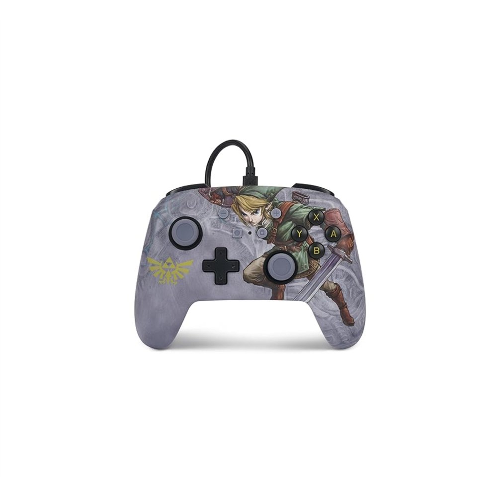 powera nsgp0096-01 mando y volante gris usb gamepad analógico nintendo switch