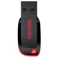 sandisk cruzer blade unidad flash usb 64 gb usb tipo a 2.0 negro, rojo