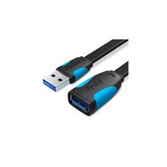 vention cable alargador usb 3.0 vas-a13-b200/ usb macho - usb hembra/ 2m/ negro y azul