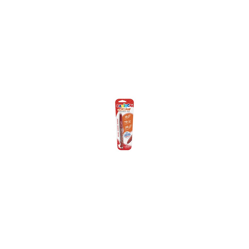 Carioca 41044/03 bolígrafo de gel bolígrafo de gel con tapa rojo 1 pieza(s)