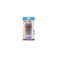 Carioca 42165 bolígrafo azul, verde, gris, naranja, rosa, rojo bolígrafo de punta retráctil con pulsador 6 pieza(s)