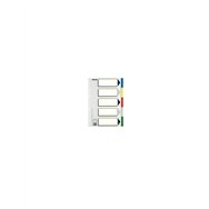 Esselte 11609 lengüeta de índice separador en blanco con pestaña cartón, polipropileno (pp) multicolor