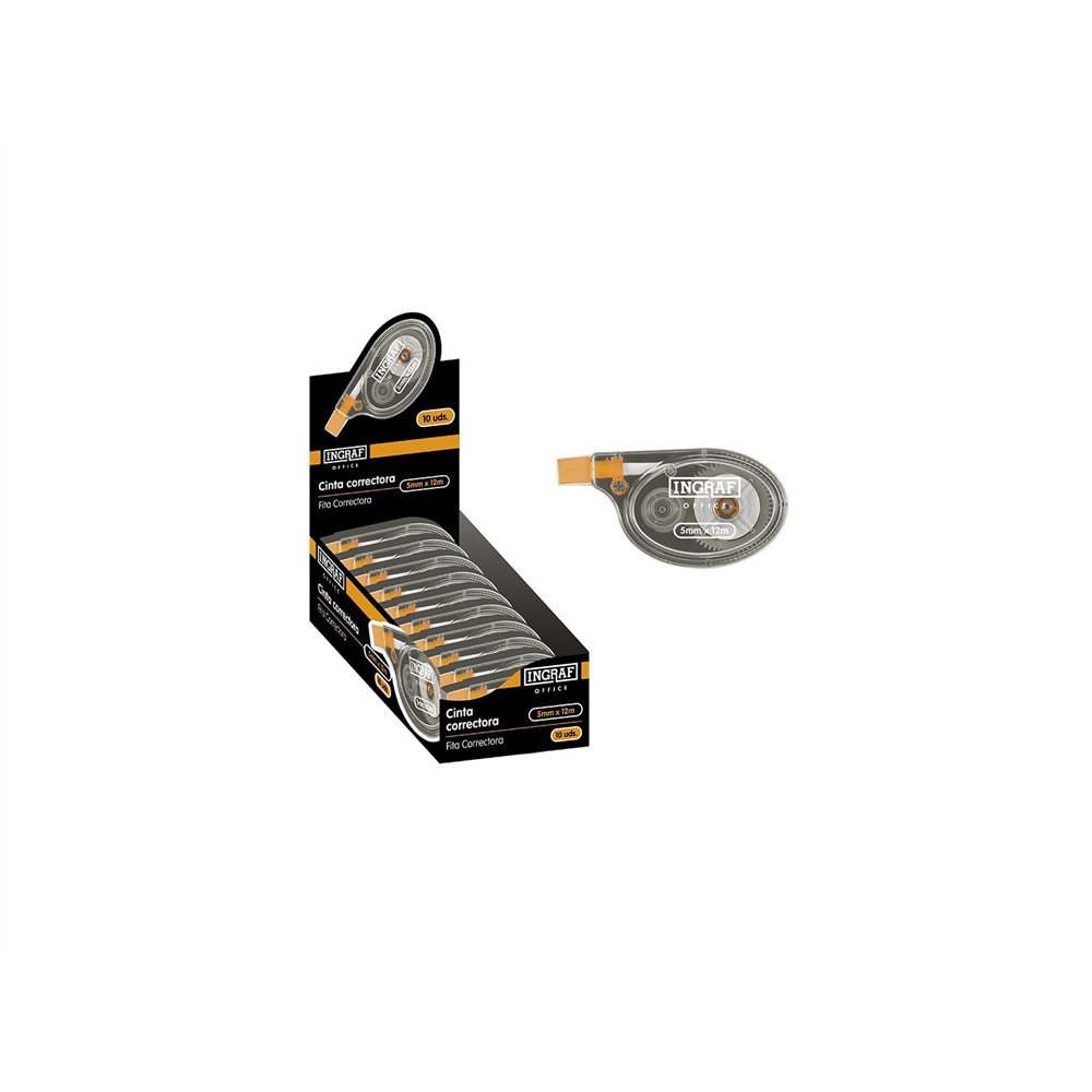 Bismark 330645 corrección de películo/cinta 12 m multicolor 10 pieza(s)