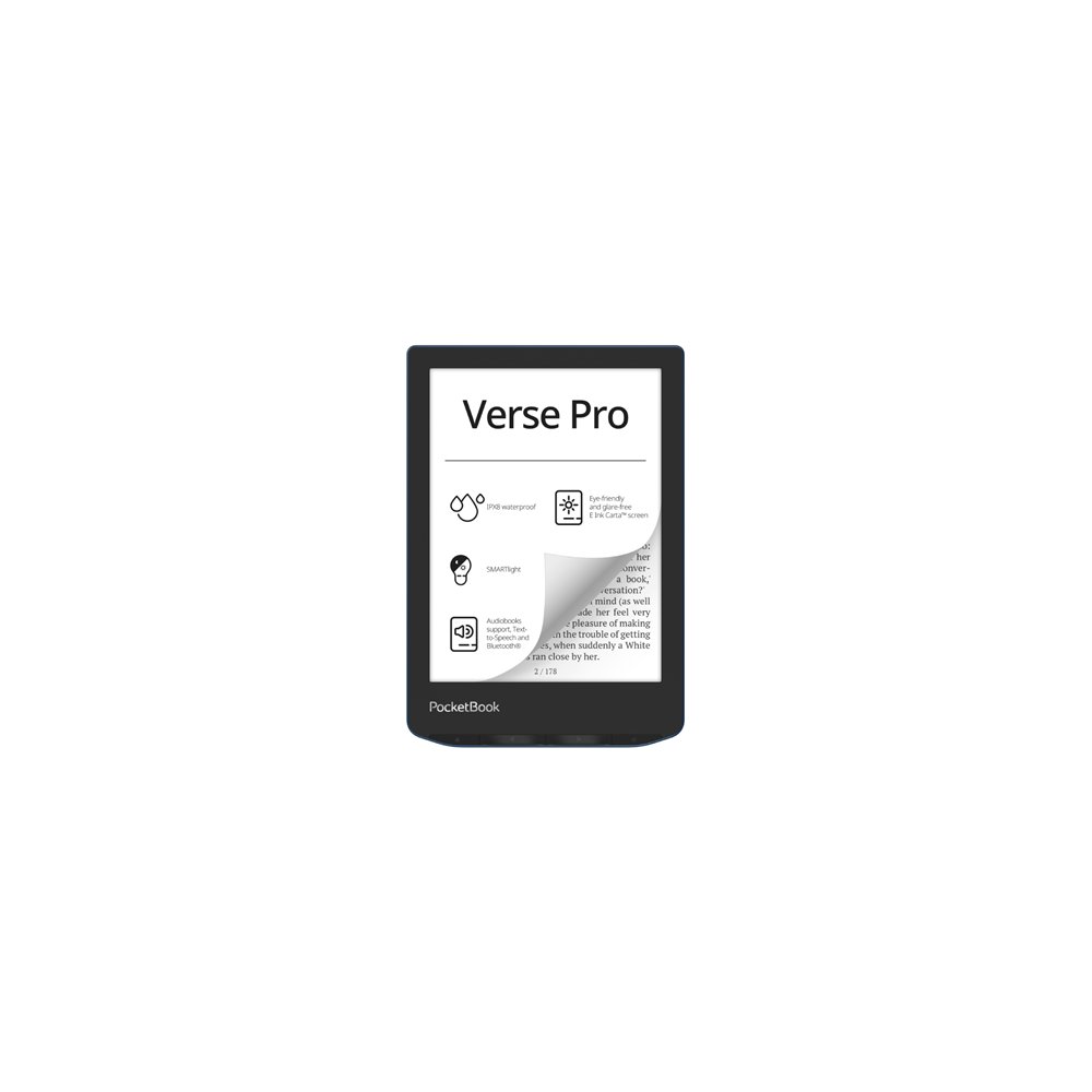 Pocketbook verse pro lectore de e-book pantalla tã¡ctil 16 gb wifi negro, azul