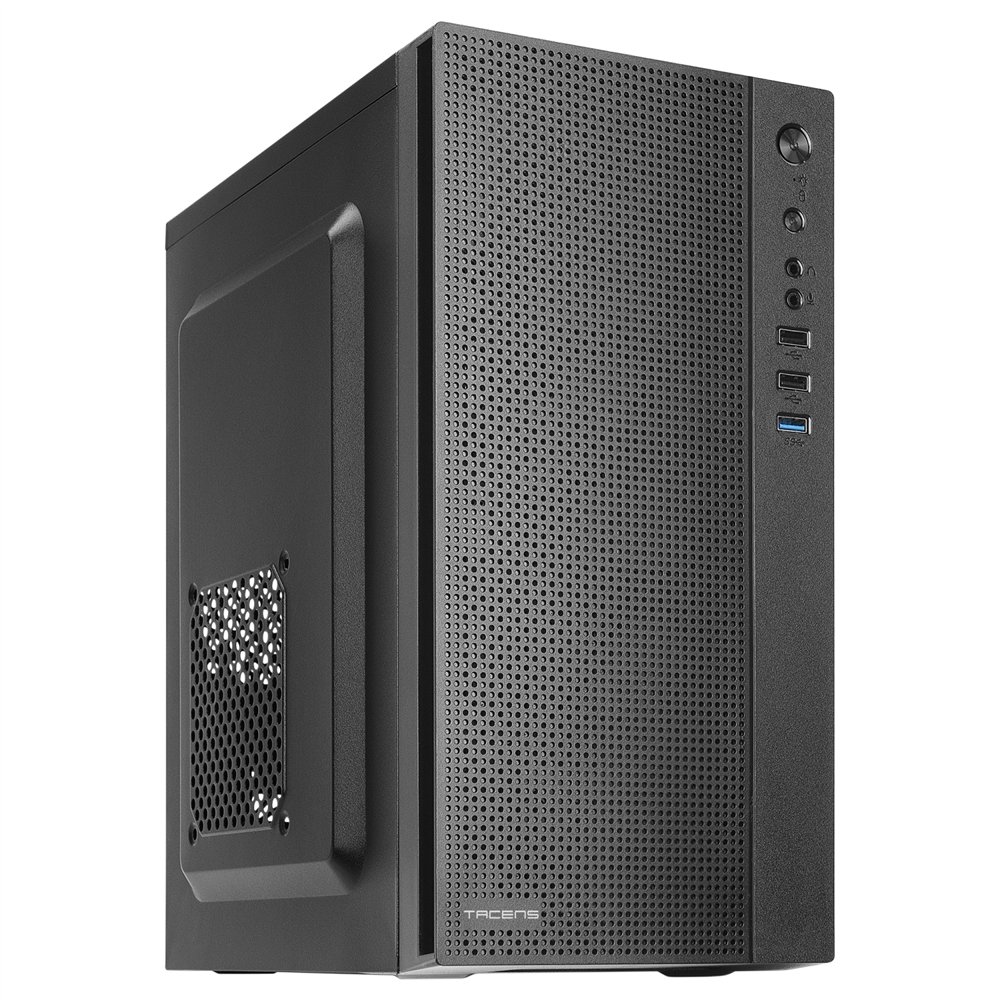 Tacens anima ac5500, caja ordenador compacta micro atx, frontal malla refrigeraciã³n, fuente alimentaciã³n 500w, usb 3.0, negro