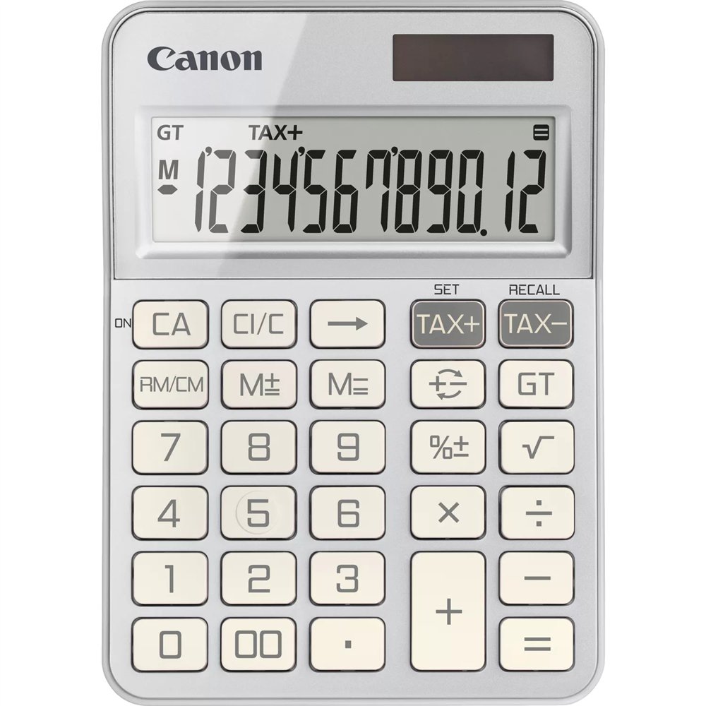 Canon ks-125kb calculadora escritorio calculadora básica plata
