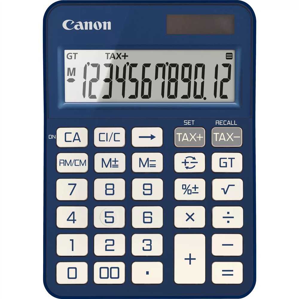 Canon ks-125kb calculadora escritorio calculadora básica azul